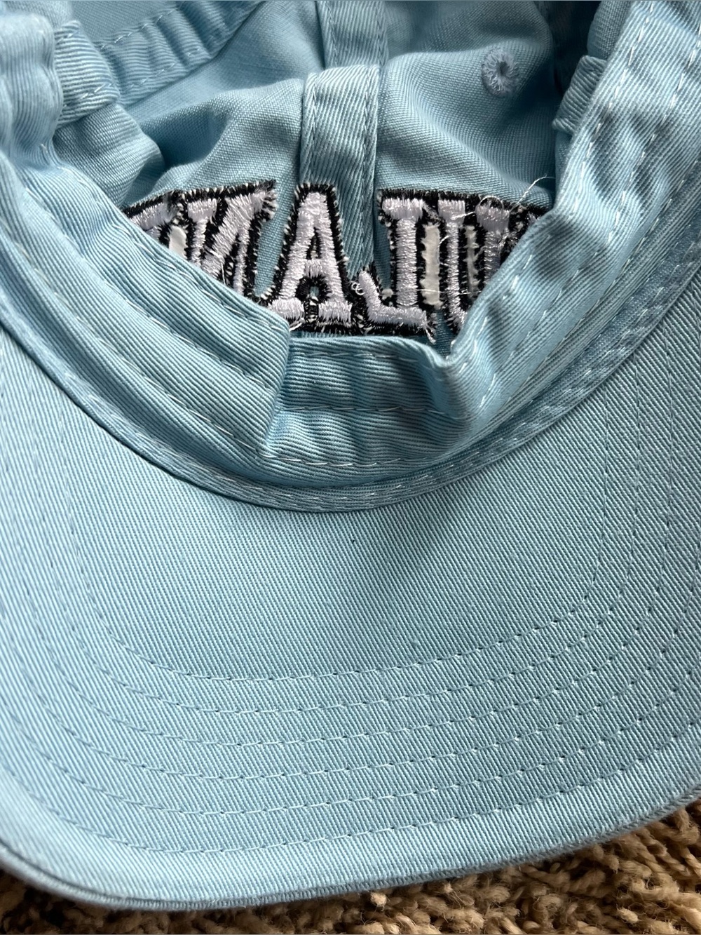Tulane Baseball Cap in Light Blue - Unisex OS Adult Hat - Picture 7 of 7